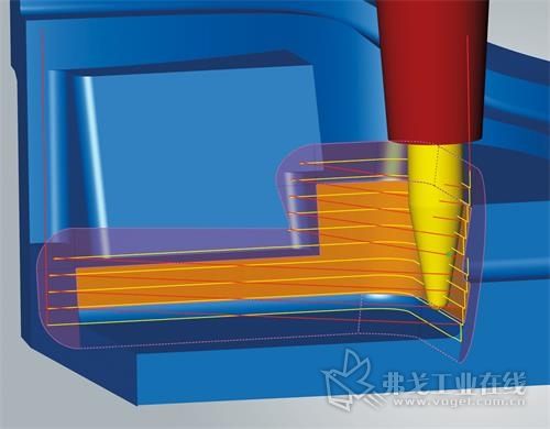 现在还可使用锥形圆桶刀完成 3D Z 轴外形偏置精加工